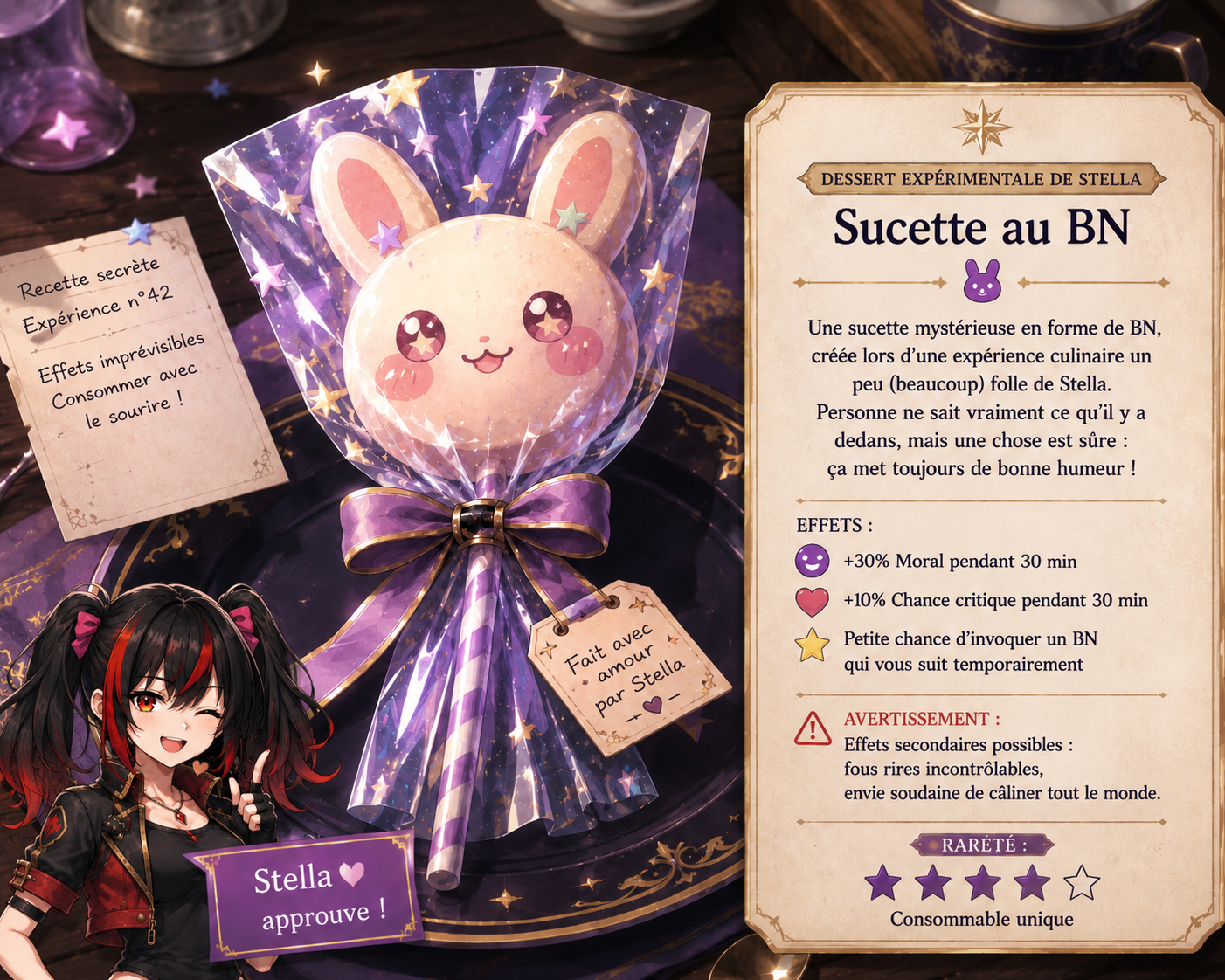 Sucette au bn